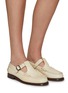 Figure View - Click To Enlarge - HEREU - ‘Alber’ T-Bar Leather Loafers