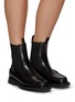 Figure View - Click To Enlarge - HEREU - ‘Alda Sport’ Lug Sole Apron Toe Leather Chelsea Boots