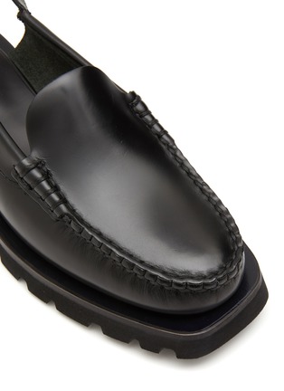 Detail View - Click To Enlarge - HEREU - ‘Raiguer Sport’ Lug Sole Leather Slingback Loafers