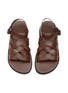 Detail View - Click To Enlarge - HEREU - ‘Beltra’ Woven Leather Fisherman Sandals