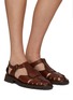 Figure View - Click To Enlarge - HEREU - ‘Pesca Sport’ Lug Sole Leather Fisherman Sandals