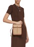 Figure View - Click To Enlarge - HEREU - ‘TERRA’ ADJUSTABLE STRAP CANVAS CROSSBODY POUCH