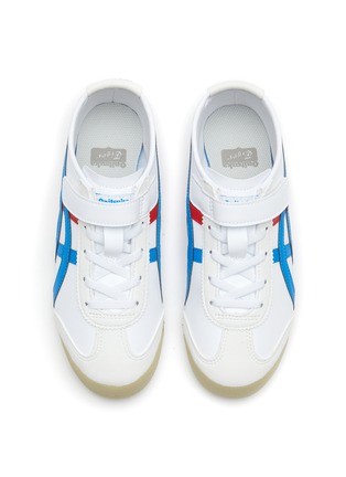 Figure View - Click To Enlarge - ONITSUKA TIGER - ‘MEXICO 66’ ELASTIC LACE VELCRO KIDS LOW TOP SNEAKERS