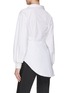 Back View - Click To Enlarge - ALEXANDER MCQUEEN - PUFF SLEEVE TWISTED PANEL SHIRT