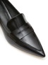 Detail View - Click To Enlarge - PEDDER RED - ‘Jil’ Leather Point Toe Heeled Loafers