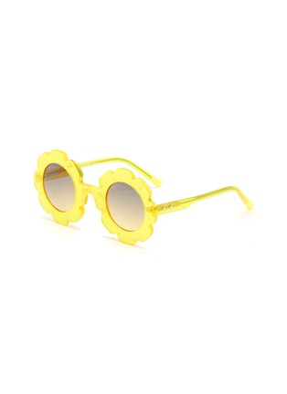 Main View - Click To Enlarge - SONS + DAUGHTERS - ‘Pixie’ Acetate Flower Frame Kids Sunglasses