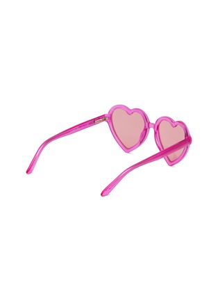 Figure View - Click To Enlarge - SONS + DAUGHTERS - ‘Lola’ Acetate Heart Frame Kids Sunglasses
