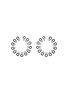 Main View - Click To Enlarge - MAISONALT - ‘Venus Alt Venus’ Pearl Diamond 18K White Gold Hoop Earrings