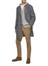 Figure View - Click To Enlarge - BRUNELLO CUCINELLI - Water Resistant Cashmere Single-Breasted Coat