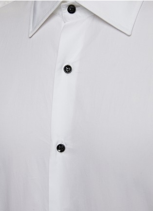  - BRUNELLO CUCINELLI - Double French Cuff Giza Cotton Twill Evening Shirt