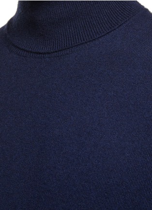  - BRUNELLO CUCINELLI - Ribbed Trim Cashmere Turtleneck Sweater