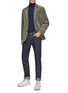 Figure View - Click To Enlarge - BRUNELLO CUCINELLI - Ribbed Trim Cashmere Turtleneck Sweater