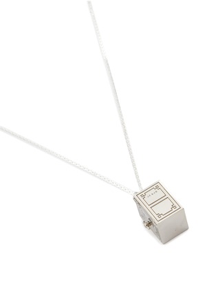 Detail View - Click To Enlarge - HATTON LABS - ‘SAFE’ SILVER PENDANT NECKLACE