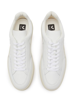 Detail View - Click To Enlarge - VEJA - ‘V-12’ Lace Up Leather Sneakers