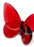 Detail View - Click To Enlarge - BACCARAT - Lucky Butterfly Crystal Sculpture — Red