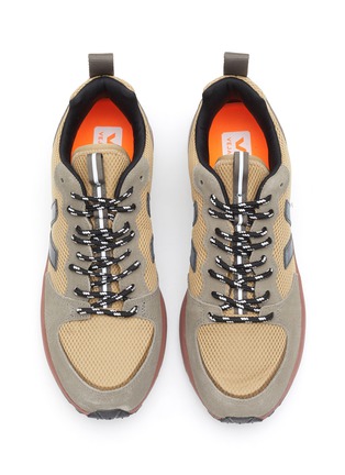 Detail View - Click To Enlarge - VEJA - ‘Venturi’ Suede Alveomesh Lace-Up Sneakers