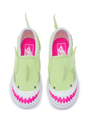 Figure View - Click To Enlarge - VANS - ‘SHARK’ TODDLERS LOW TOP SLIP-ON SNEAKERS