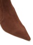 Detail View - Click To Enlarge - STUART WEITZMAN - ‘STUART’ STRETCH SUEDE ANKLE BOOTS