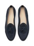 Detail View - Click To Enlarge - BAUDOIN & LANGE - ‘Sagan Classic’ Tasselled Asteria Suede Loafers