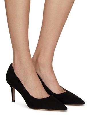 Figure View - Click To Enlarge - SAM EDELMAN - ‘Venna’ Classic Suede Point Toe Pumps