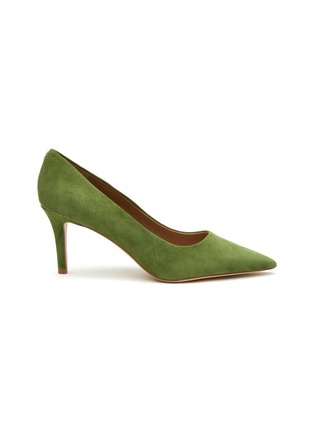 Main View - Click To Enlarge - SAM EDELMAN - ‘Venna’ Classic Suede Point Toe Pumps