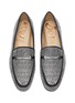 Detail View - Click To Enlarge - SAM EDELMAN - ‘Loraine’ Crystal Embellished Horsebit Leather Loafers