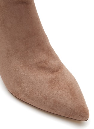 Detail View - Click To Enlarge - SAM EDELMAN - ‘ULISSA’ POINT TOE SUEDE ANKLE BOOTS