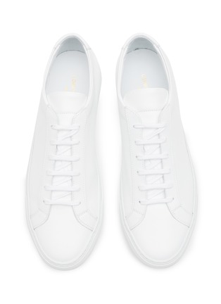 Detail View - Click To Enlarge - COMMON PROJECTS - ‘Original Achilles’ Leather Low-Top Sneakers