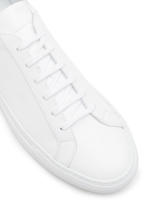 Detail View - Click To Enlarge - COMMON PROJECTS - ‘Original Achilles’ Leather Low-Top Sneakers