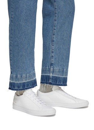 Figure View - Click To Enlarge - COMMON PROJECTS - ‘Original Achilles’ Leather Low-Top Sneakers