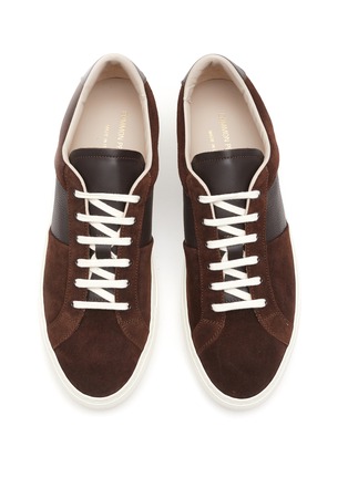Detail View - Click To Enlarge - COMMON PROJECTS - ‘Winter Achilles’ Leather Suede Low-Top Sneakers