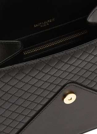 Detail View - Click To Enlarge - SAINT LAURENT - ‘Gaby’ Quilted Leather Shoulder Bag