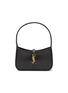 Main View - Click To Enlarge - SAINT LAURENT - Logo Plaque Leather Mini Hobo Bag