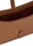 Detail View - Click To Enlarge - SAINT LAURENT - Logo Plaque Leather Hobo Bag