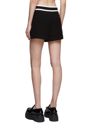 Back View - Click To Enlarge - ALICE + OLIVIA - ‘CONRY’ CLASSIC PIPED SHORTS