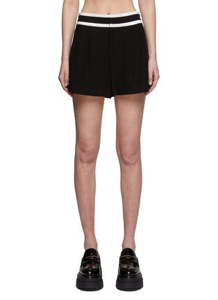 Main View - Click To Enlarge - ALICE + OLIVIA - ‘CONRY’ CLASSIC PIPED SHORTS