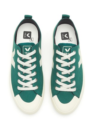 Detail View - Click To Enlarge - VEJA - ‘Nova’ Canvas Low-Top Lace-Up Sneakers