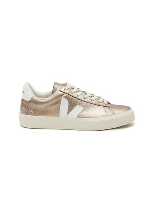 Main View - Click To Enlarge - VEJA - ‘Campo’ Leather Low-Top Lace-Up Sneakers