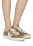 Figure View - Click To Enlarge - VEJA - ‘Campo’ Leather Low-Top Lace-Up Sneakers
