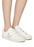 Figure View - Click To Enlarge - VEJA - ‘Recife’ Velcro Strap ChromeFree Leather Low-Top Sneakers
