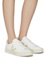 Figure View - Click To Enlarge - VEJA - ‘Campo’ Leather Low-Top Lace-Up Sneakers