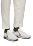 MAGNANNI - ‘Aero’ Suede Grained Leather Lace-Up Sneakers
