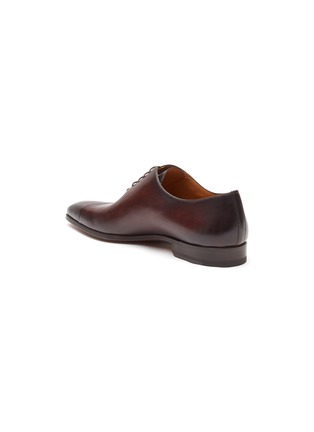  - MAGNANNI - Textured Plain Toe Cap Leather Oxford Shoes