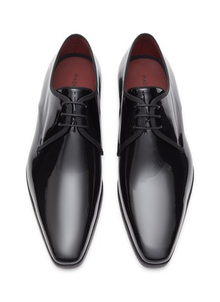 Detail View - Click To Enlarge - MAGNANNI - Plain Toe Patent Leather Derby Shoes