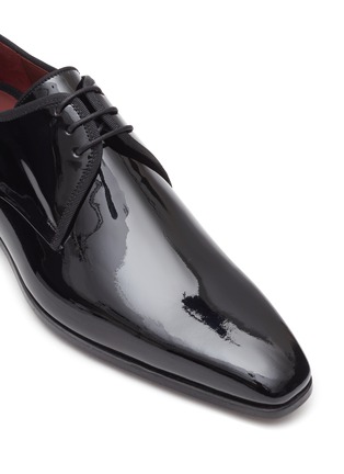 Detail View - Click To Enlarge - MAGNANNI - Plain Toe Patent Leather Derby Shoes