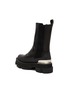  - BOTH - ‘GAO’ METALLIC TAB PLATFORM LEATHER CHELSEA BOOTS