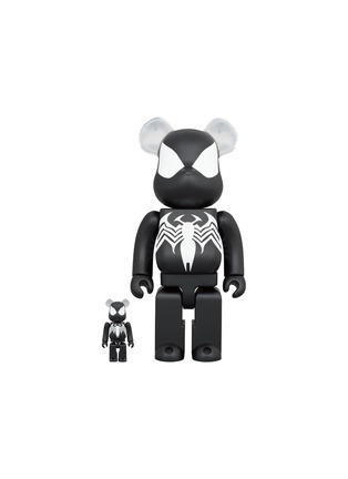 Main View - Click To Enlarge - TOYQUBE - X MARVEL SPIDER-MAN ‘BLACK COSTUME’ 400% + 100% BE@RBRICK SET