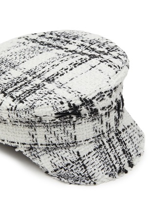 Detail View - Click To Enlarge - RUSLAN BAGINSKIY - Logo Embroidery Chequered Cotton Baker Boy Cap
