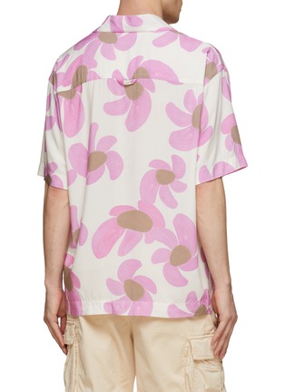 Back View - Click To Enlarge - JACQUEMUS - SHORT SLEEVE FLOWER PRINT SHIRT