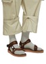 Figure View - Click To Enlarge - SUICOKE - x Carhartt WIP ‘Depa’ Double Band Flat Sandals
